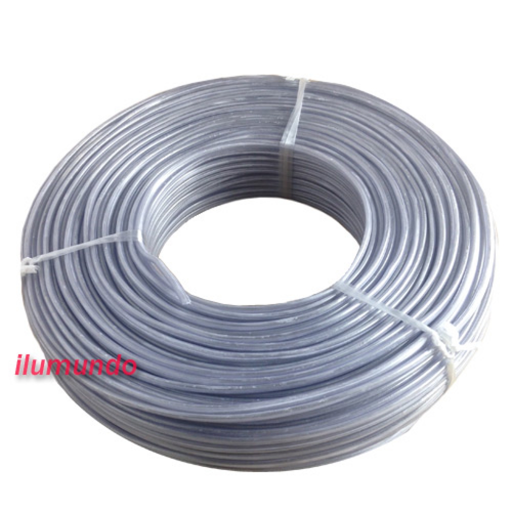 Cable vaina chata 2 x 0.50mm transparente