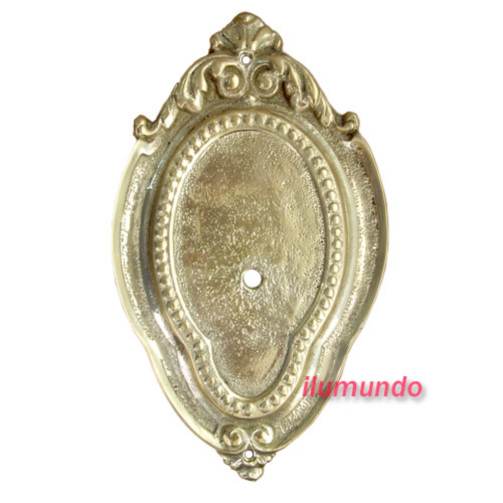 Base Aplique Escudo Gde Fund 23x13cm