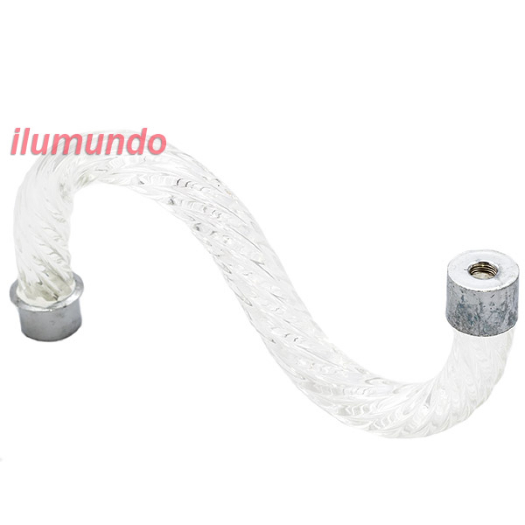 Brazo 25 cm Torcinado vidrio