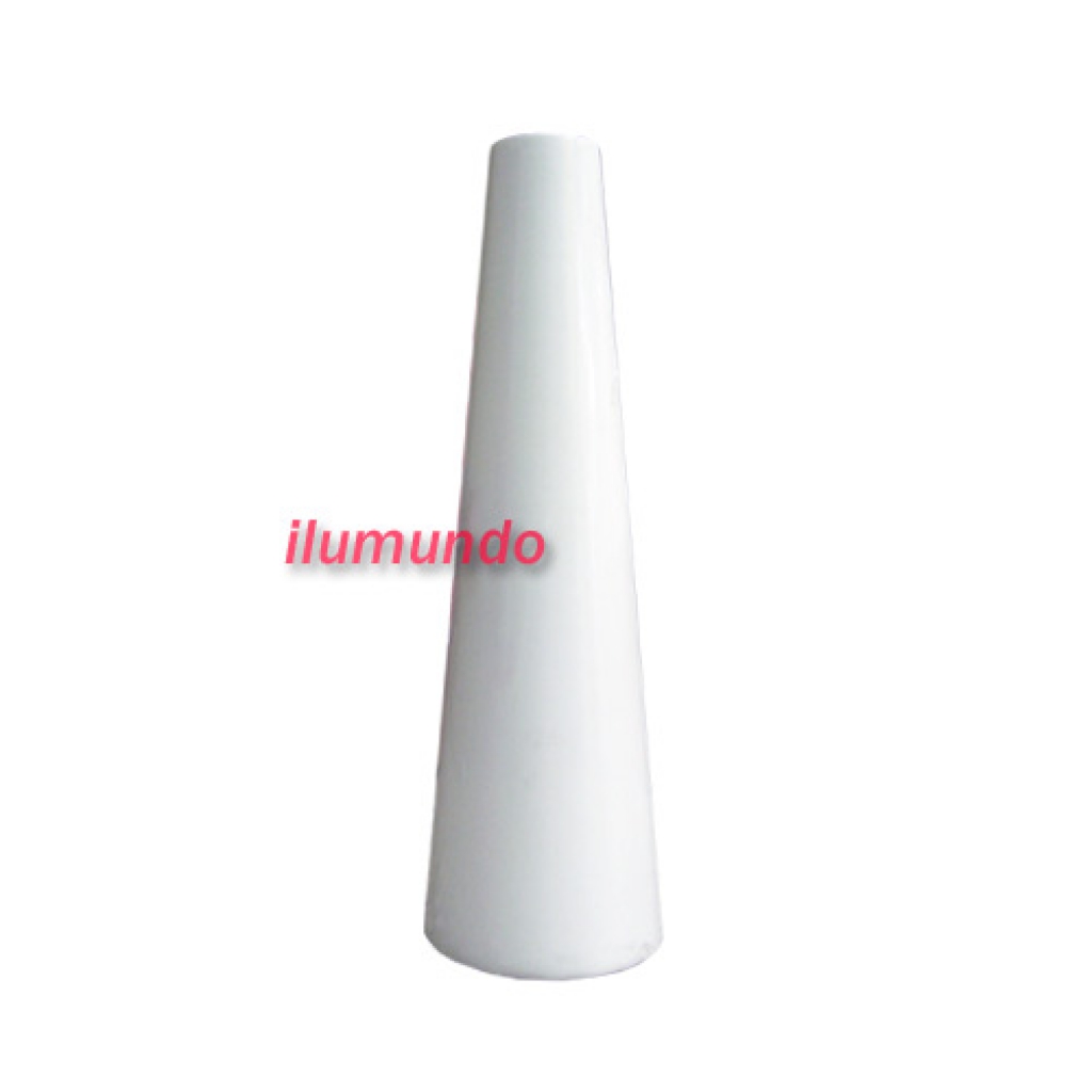 Cono de madera x 20cm Blanco