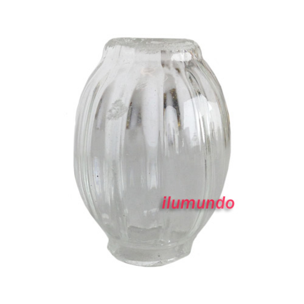 Huevito vidrio nacional 60x45mm rayado