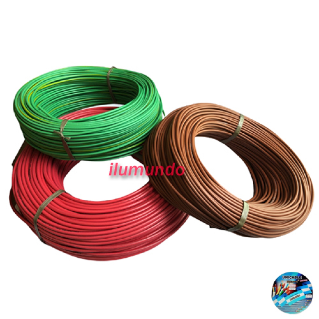 Cable puro cobre 1x1mm Color ROJO