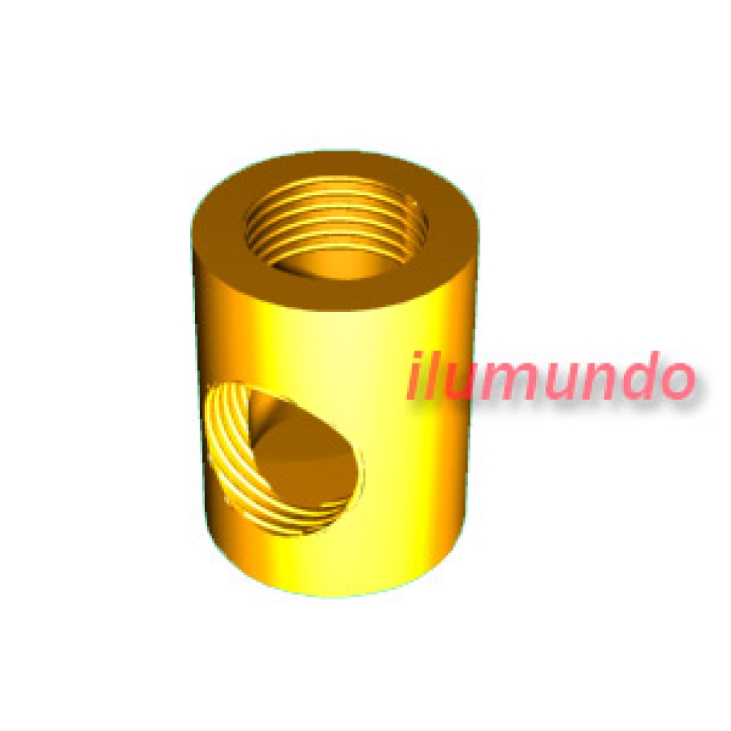 Codo 1x1 10,1x14x18 mm bronce