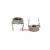 <Fijador p/GB09 RM 10x1 metal plateado
