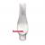 <Tubo chico 19 cm vidrio incoloro Rochester