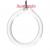 <Anillo p/ brazo liso vidrio