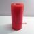 <Cilindro 9x20 cm c/aguj 42 mm Color Rojo