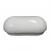 <Plafón Tortuga Oval 20 cm Opal blanco