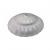 <Plafón doble bombé 25 cm satinado