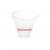 <Tulipa China 5 cm vidrio Incoloro para ventilador